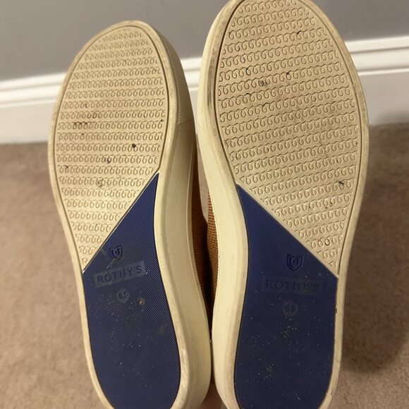 Rothy’s The Chelsea Brown Fawn Melange Pull on Sneakers 6.5 - Picture 5 of 7